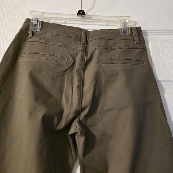 Flamingals Women's Straight Leg Jeans - dark khaki - Picture 4 of 6